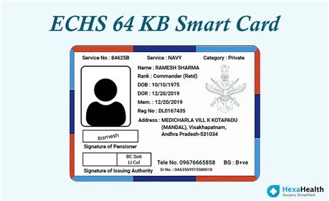 echs smart card tracking status|echs 64 kb card status.